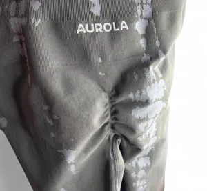 AUROLA Workout Leggings for Women Seamless Scrunch Leggings Tummy Control Gym, S thumbnail 3