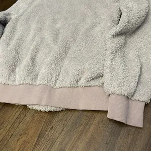Fuzzy Teddy Jacket Gray Size L thumbnail 9