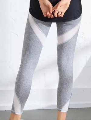 ✨ Gray White Chill Play Move High Waisted Activewear Bottoms✨ thumbnail 1