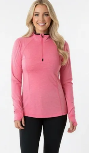 XERSION size small pink zip up gym top with thumbholes New with tags thumbnail 1