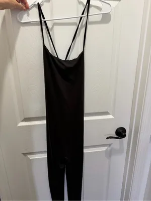 NWT BUMPSUIT Farrah Black Tie Back Maternity Jumpsuit Size M thumbnail 3