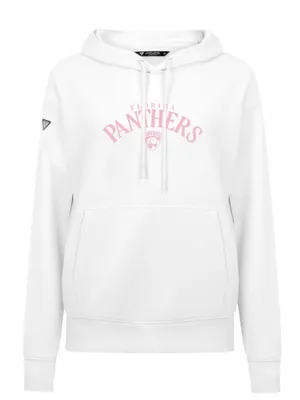 Levelwear Women’s White And Pink Florida Panthers Logo Hooded Sweatshirt Size S thumbnail 2