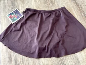 La Cabana brown bathing suit skirt bottom thumbnail 1