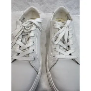 TOMS Fenix Low White Leather Lace Up Sneakers Womens 8.5 thumbnail 3
