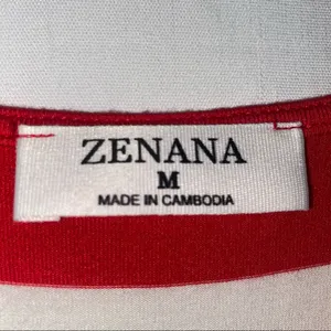 Zenana Striped Short Sleeve Top Medium thumbnail 2