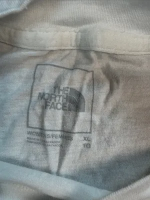 The North Face White Crop Tee with Black Logo thumbnail 2
