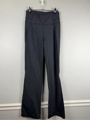 Lululemon Groove Pant Bootcut in grey black size 8 thumbnail 2