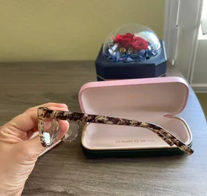 Kate Spade Tabby 50MM Square Reading Glasses 1.0 new with case/clothes thumbnail 6