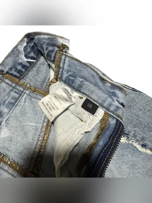 Flying Monkey High Rise Shorts Women's 25 Two Two Denim Distressed Jean Buckle thumbnail 6