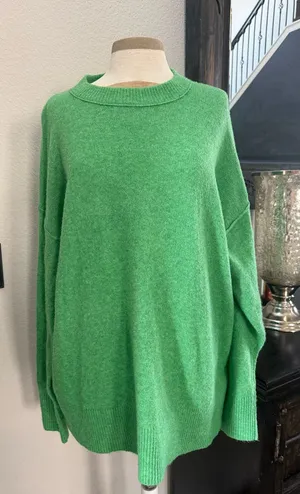 Aerie  oversized crewneck Sweater green alpine M thumbnail 1