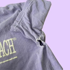 Vintage y2k Distressed Lavender Panama City Beach Florida Crop Top 🔥 thumbnail 3