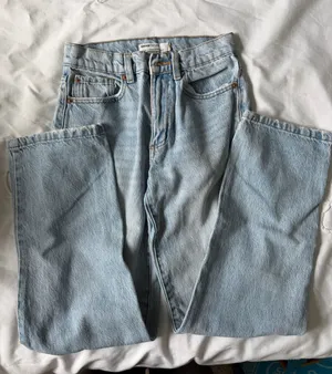Garage Vintage Straight Jeans Light Wash Denim thumbnail 1