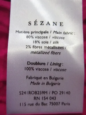 NWT Sezane Titania in Helena Fuchsia Pink Maxi Tank Dress 36 / US 4 thumbnail 11