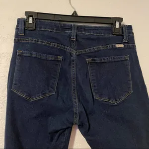 Kancan Women's Mid Rise Skinny Jeans‎ Size 7/27 Dark Blue KC7085HRG thumbnail 4