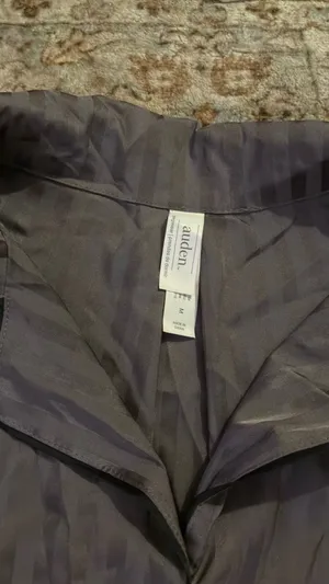Auden Pajama Silky Set Gray Size M thumbnail 3