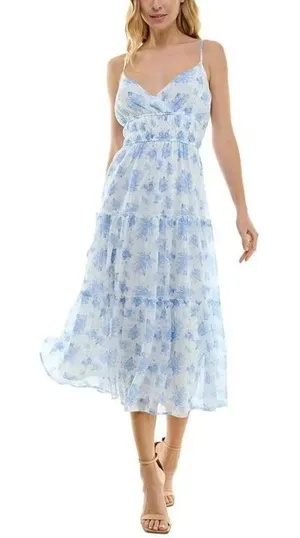✨TRIXXI Surplus Tiered Midi Sz XL Dress✨ thumbnail 1