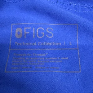 Figs Technical Collection Royal Blue Scrub Pants T21004 Large thumbnail 3