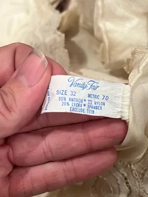 Vanity Fair Ivory Lace-Trim Camisole thumbnail 2