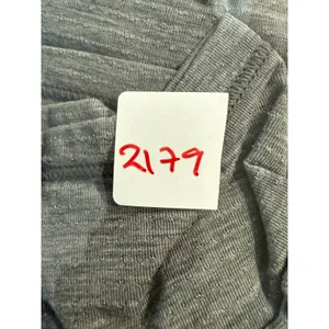 Lululemon Grey Long Sleeve Mesh Back Tulip‎ Hem Cropped Yoga Top Size 6 thumbnail 6