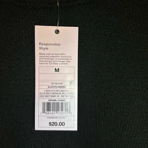 Wild Fable Black Cropped Sweater with slight balloon sleeve thumbnail 3