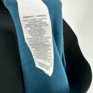 Nike size small full length‎ blue athletic leggings stirrup detail black white thumbnail 6