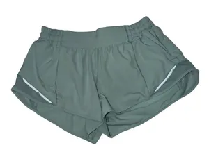 Lululemon Hotty Hot Shorts Low-Rise Sage Green Size 8 thumbnail 1