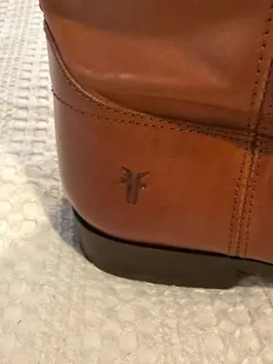 Frye Melissa Button Riding Boots Cognac Leather thumbnail 5