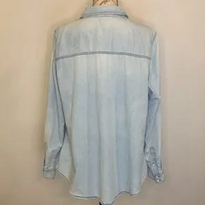 button front chambray shirt size 1 (14/16) thumbnail 6