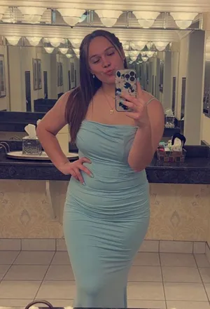 Baby Blue Formal Dress thumbnail 4