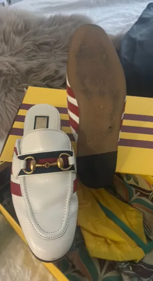 Women’s Quentin Gucci Chain Loafers Ice Lolly 38 thumbnail 1