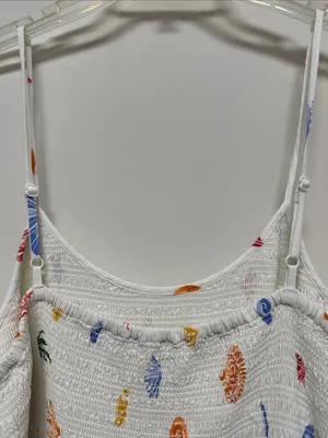 NWT a new day Off White Maxi Dress with Colorful Sea Life Print size XXL thumbnail 7