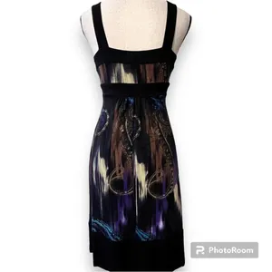 Karen Kane womens small fall fantasy dress with jewels workwear cruisewear nwt thumbnail 2