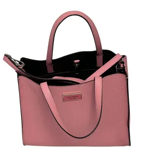 Sam Medium Satchel Rococo Pink Leather thumbnail 10