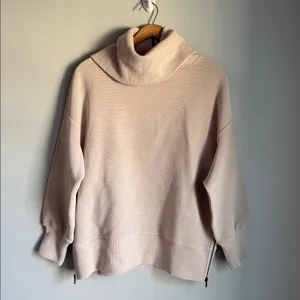 NEW Varley Milton Sweater in Mushroom XS thumbnail 2