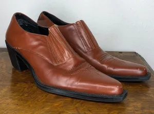 Mootsies Tootsies Leather‎ Shoes Brown thumbnail 1
