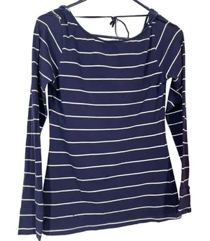 Lole navy striped top size small long sleeve top. thumbnail 1