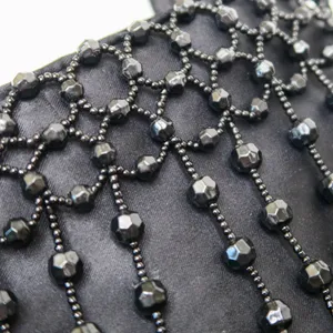 Vintage Y2K Black Beaded Mini Bag thumbnail 7