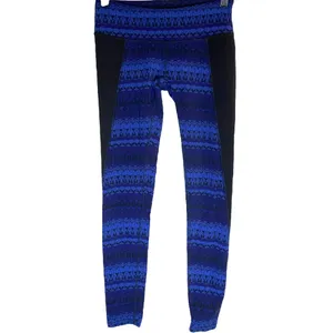 Alo Yoga Illusion 3 Legging High Waisted Patterned 7/8 Arctic Royalty Black 6 S thumbnail 2