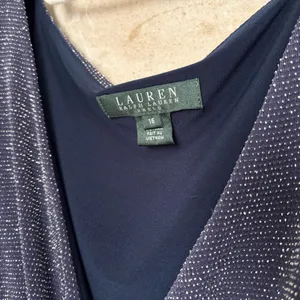Lauren Ralph Lauren Metallic Ruched Sheath Dress thumbnail 2