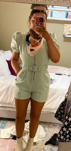 ASOS Denim Romper thumbnail 1