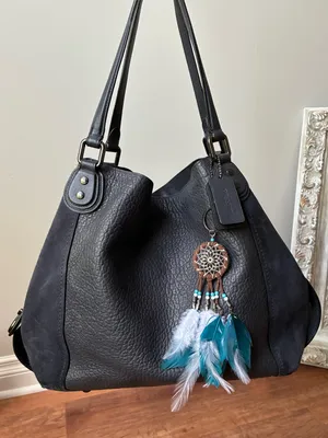 Coach Edie 42 Leather Suede Shoulder Bag, 20334 thumbnail 14