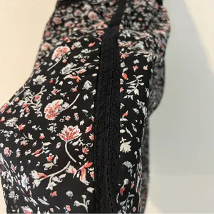 Anthropologie Maeve Lace Ruffle Trim Floral Sleeveless Halter‎ Neck Top Size XL thumbnail 8