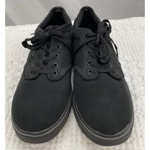 Vans Womens Black Canvas Sneakers Size 9 SKU 1500 thumbnail 2