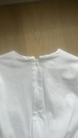 Abercrombie Dress Mini White Linen thumbnail 5
