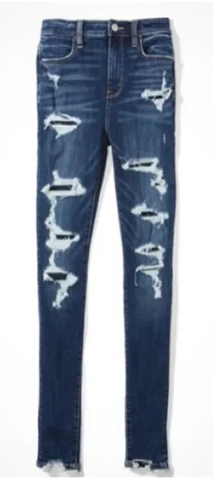 American‎ Eagle NE(X)T Level Stretch Ripped Distressed Skinny Jeans thumbnail 1