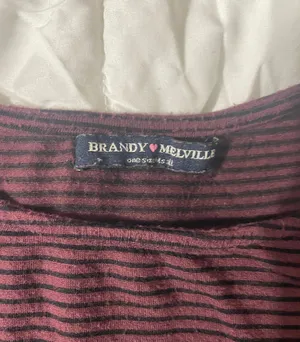 Striped Long Sleeve Crop thumbnail 3