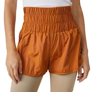 Free People FP Movement The Way Home High Rise Shorts Russet Orange S thumbnail 1