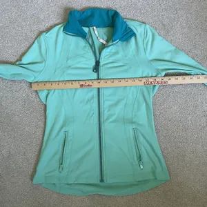 Lululemon Define Jacket Full-Zip Athletic Performance Teal Blue Women's Size 10 thumbnail 12