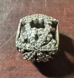 Authentic Pandora 2013 Limited Edition Black Friday Christmas Snowflake thumbnail 1