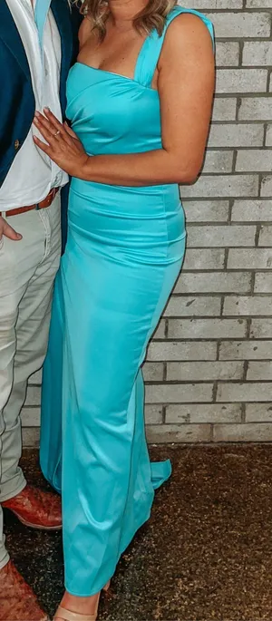 Blue Maxi Dress SHEIN thumbnail 1